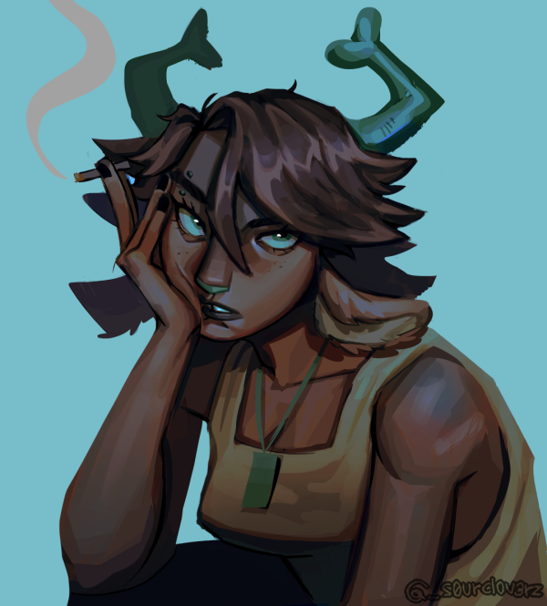 Dess Deltarune Pearl Paper Print