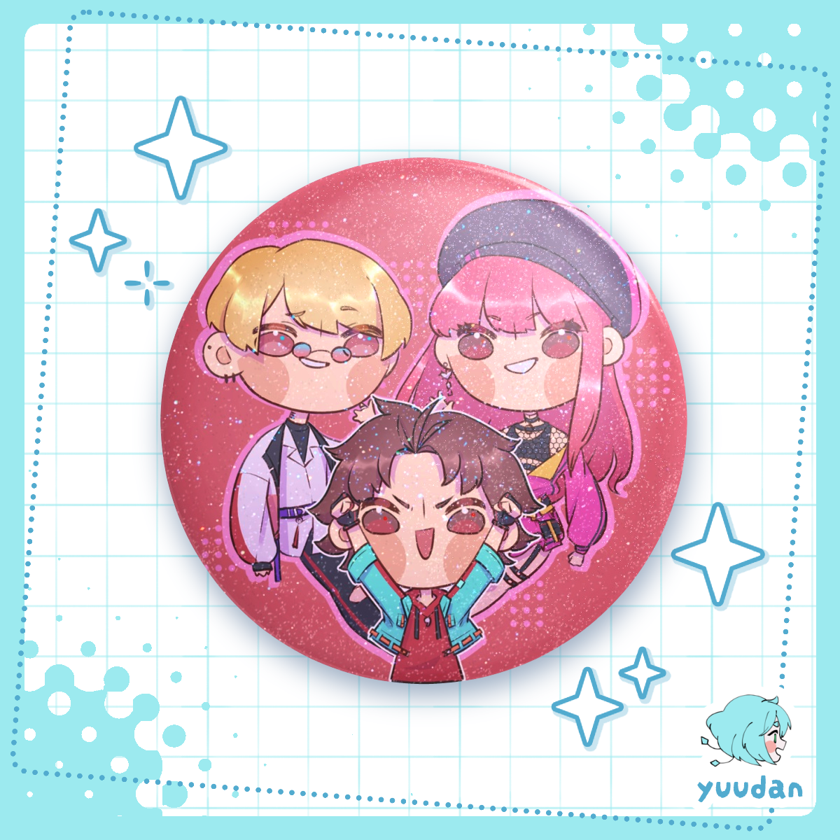 BAE 75mm Round Badge [Pararai/fanmerch]