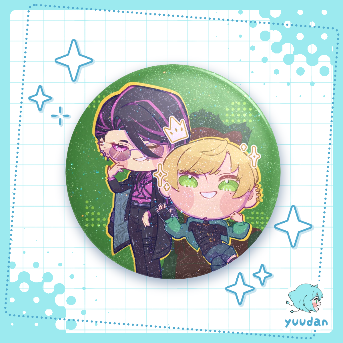 AMPRULE 75mm Round Badge [Pararai/fanmerch]