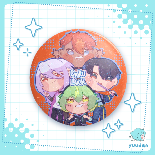 GLUCK 75mm Round Badge [Pararai/fanmerch]