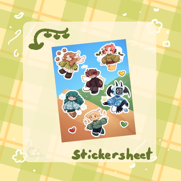 Sweater Weather - BiomeLife Sticker Sheet | Pack 2