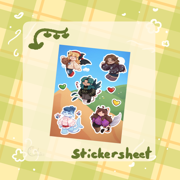 Sweater Weather - BiomeLife Sticker Sheet | Pack 4