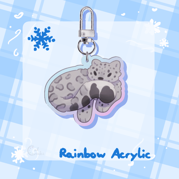 Snow Leopard - Keychain