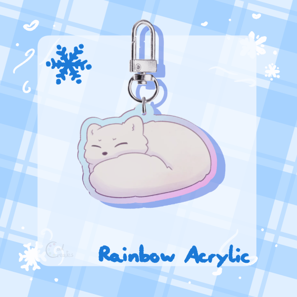 Arctic Fox - Keychain