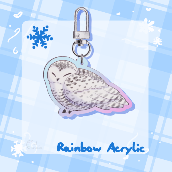 Snowy Owl - Keychain