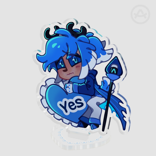 2PAlastor Valentine's Clear Acrylic Standee