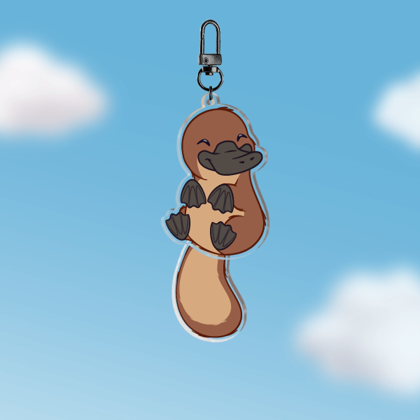 Tail-wagging Platypus Charm