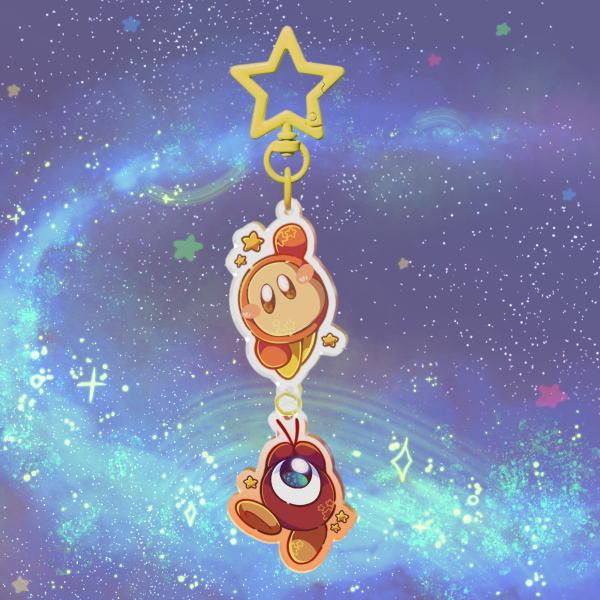 Waddle Dee & Waddle Doo Connection Keychain