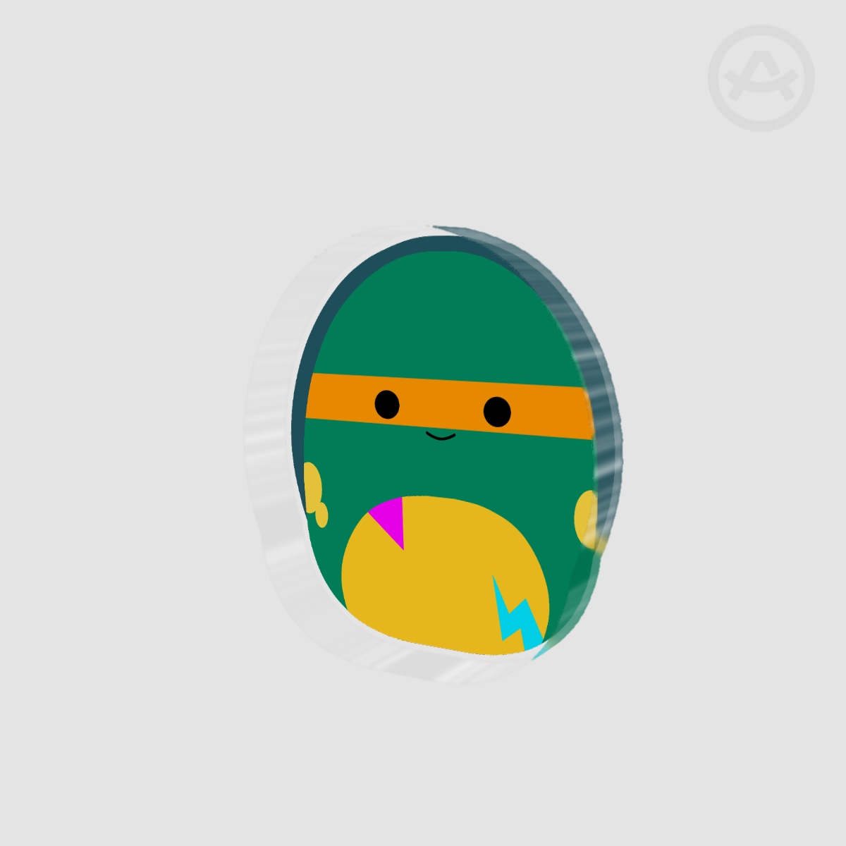 Mallow Mikey Thick Acrylic