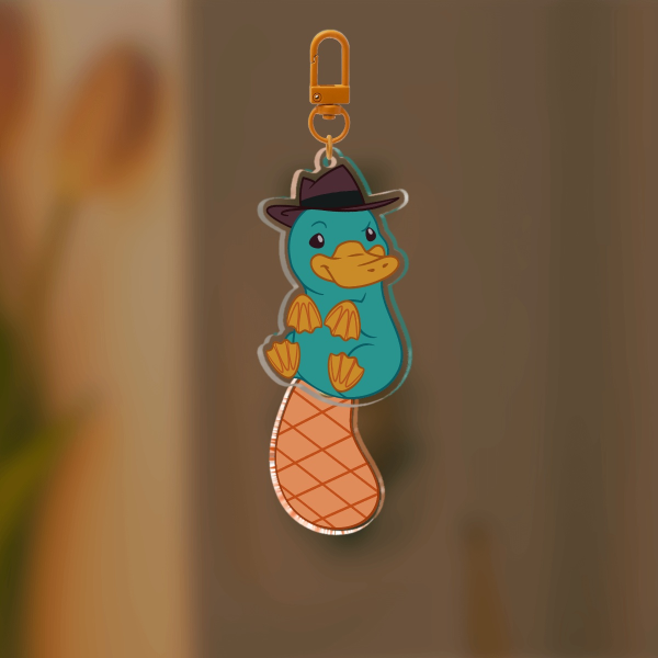 Tail-wagging Perry Charm