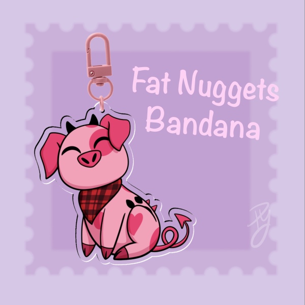 Nuggets Bandana Keychain