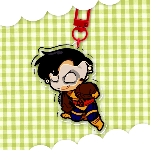 Morph - X-Men acrylic keychain