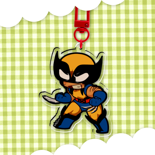 Wolverine - X-Men acrylic keychain