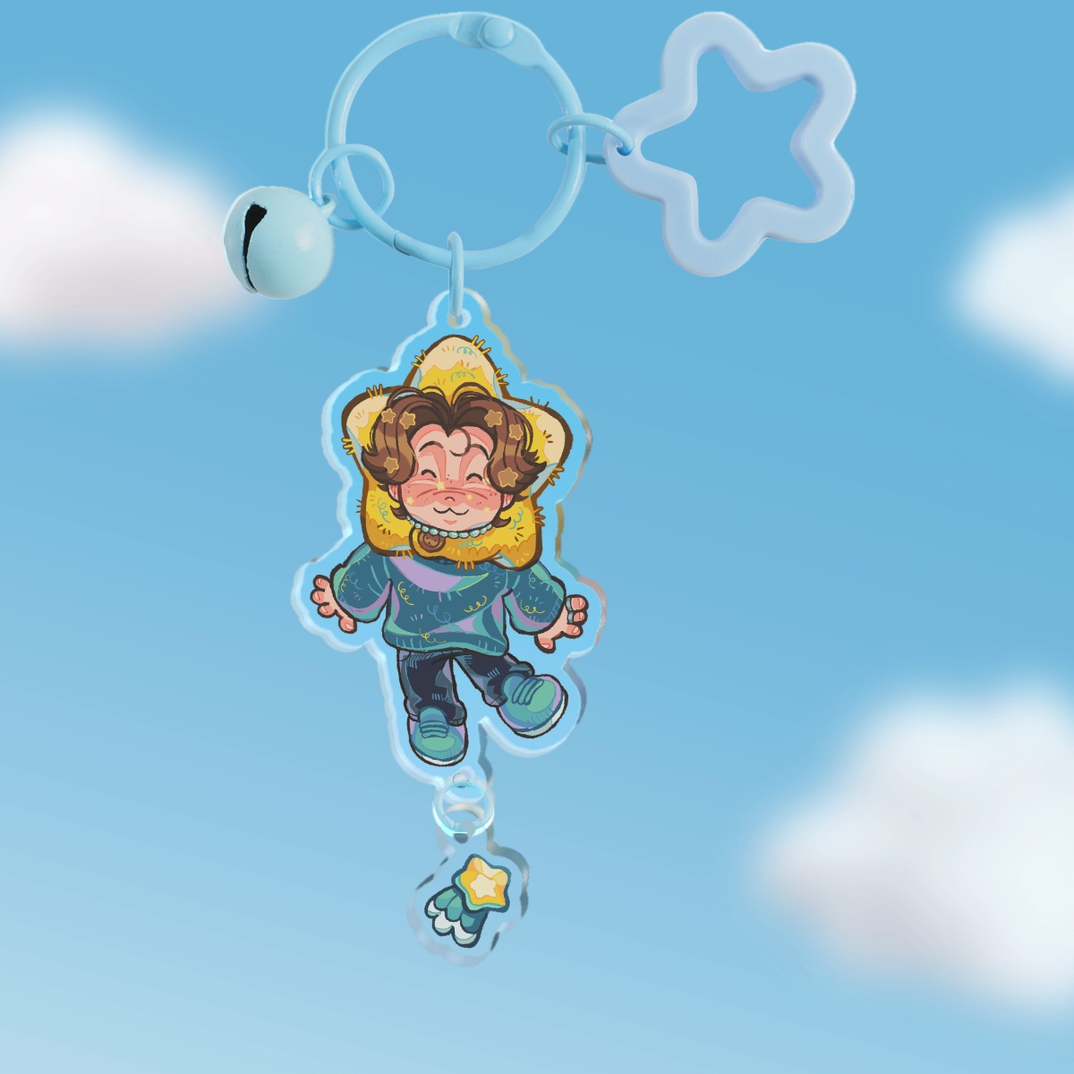 MaxGGs Star Connection Acrylic Keychain