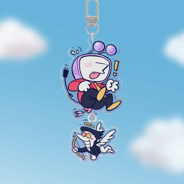 Spamtenna Connection Acrylic Keychains