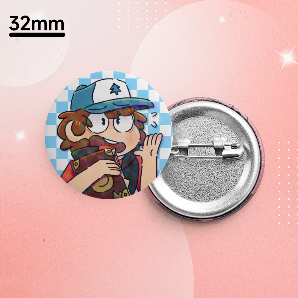 Dipper Button Pin