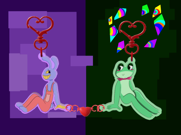 RibbitRabbit Magnetic Keychains