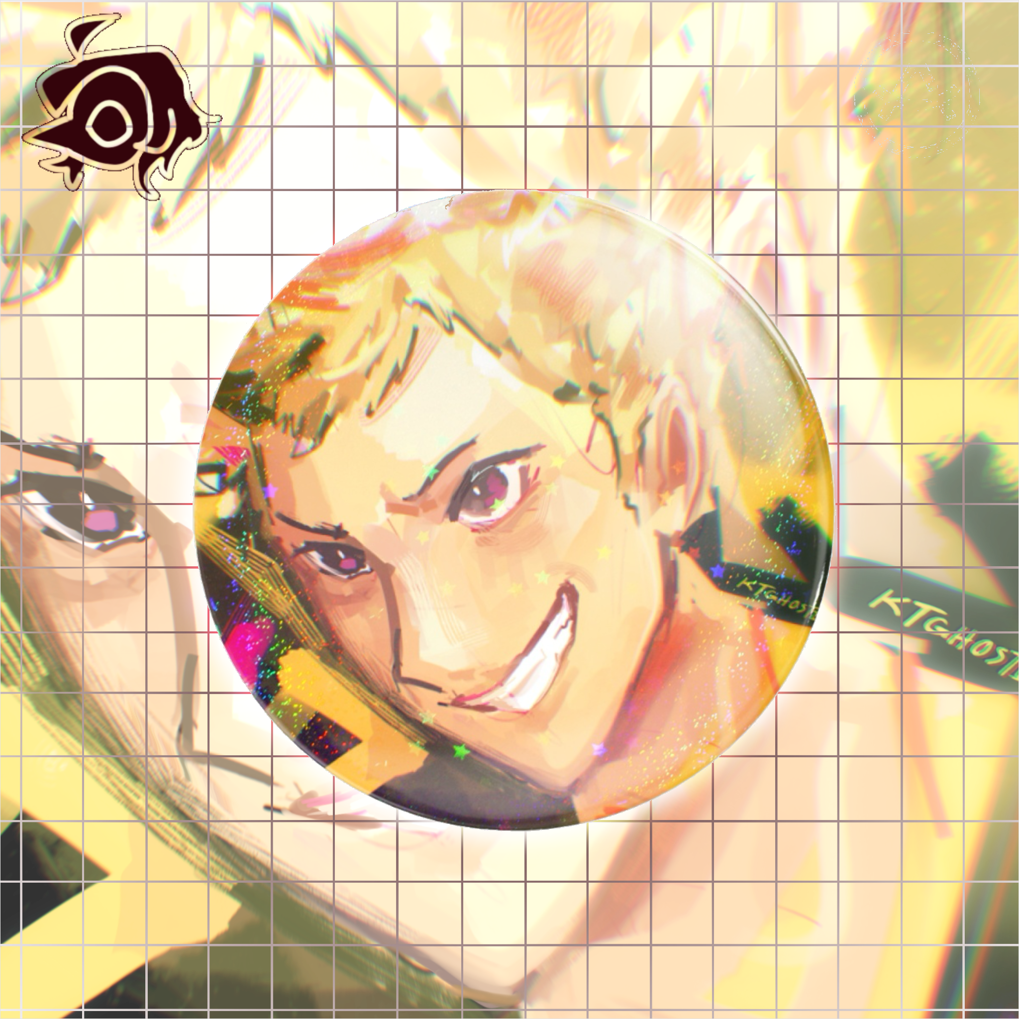 Ryuji Holographic Button