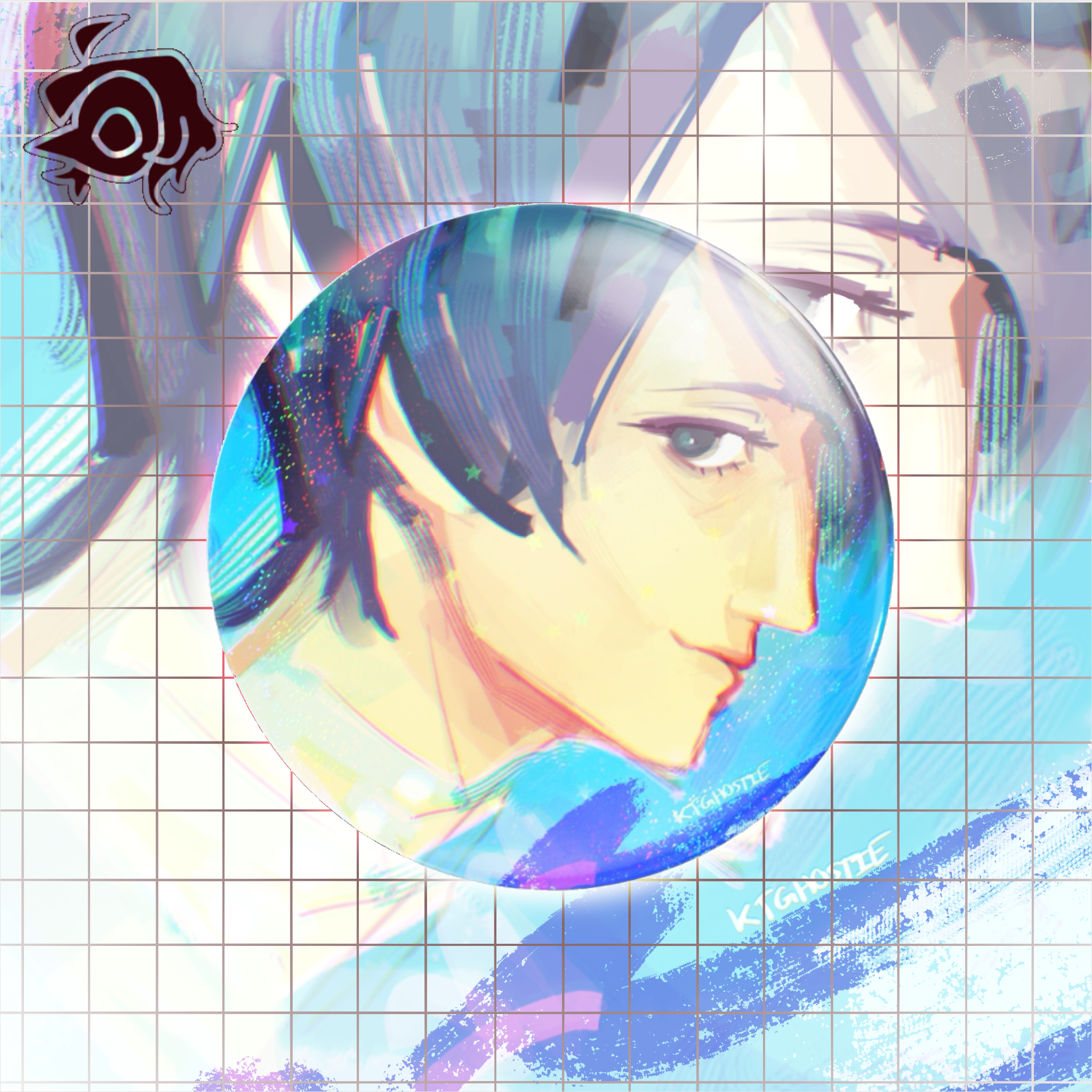 Yusuke Holographic Button