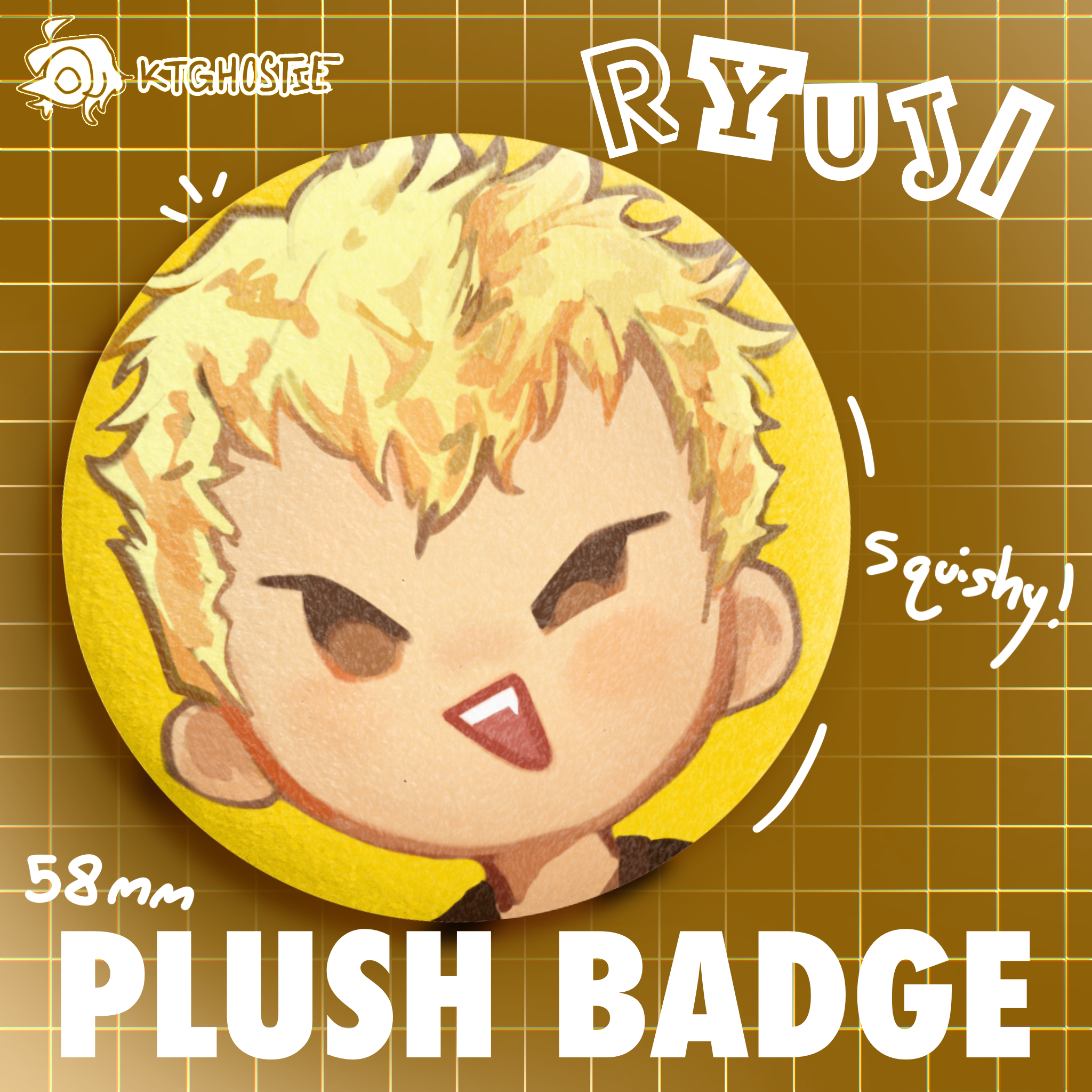 Ryuji Sakamoto Persona 5 Royal Plush Badge