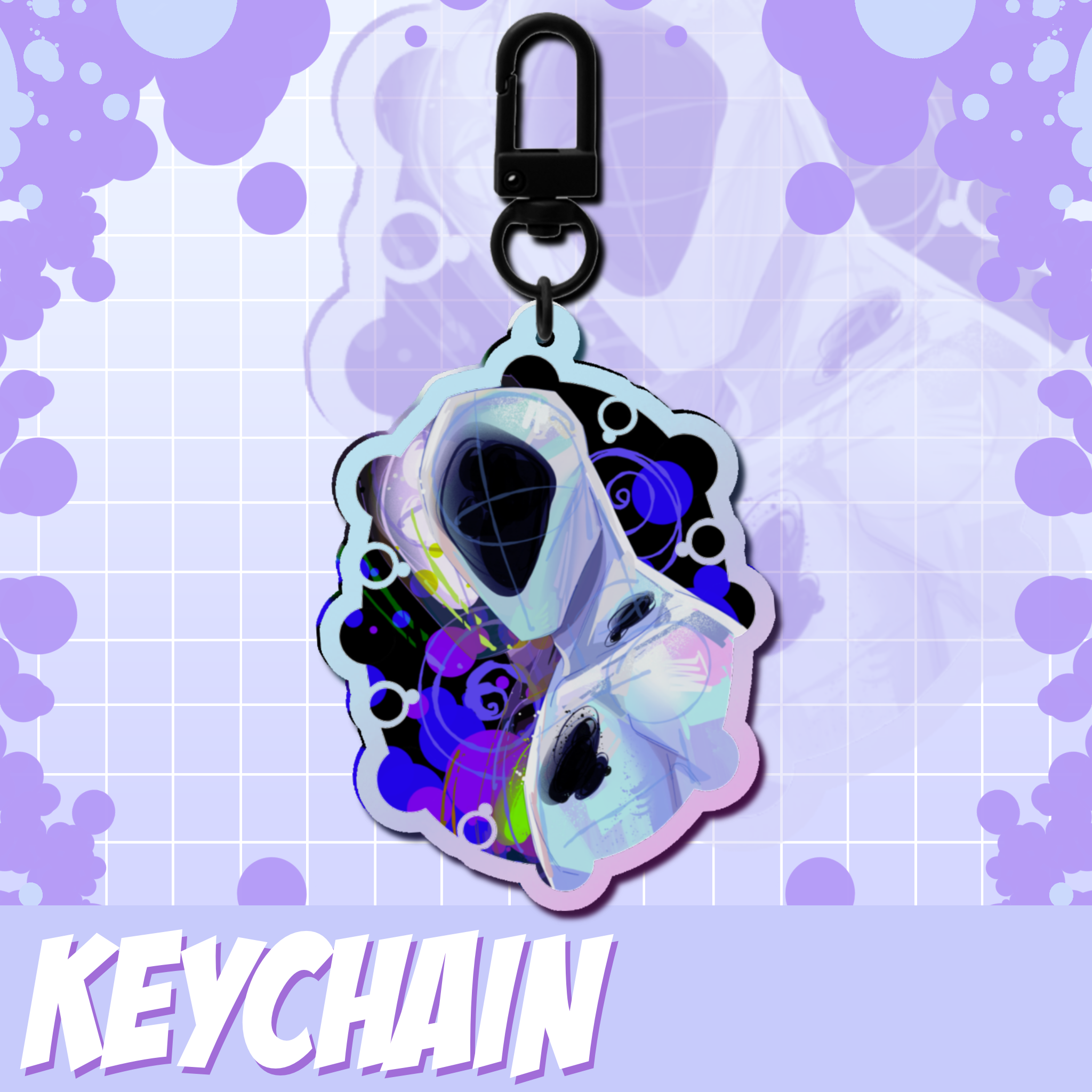 Spot Portrait Keychain