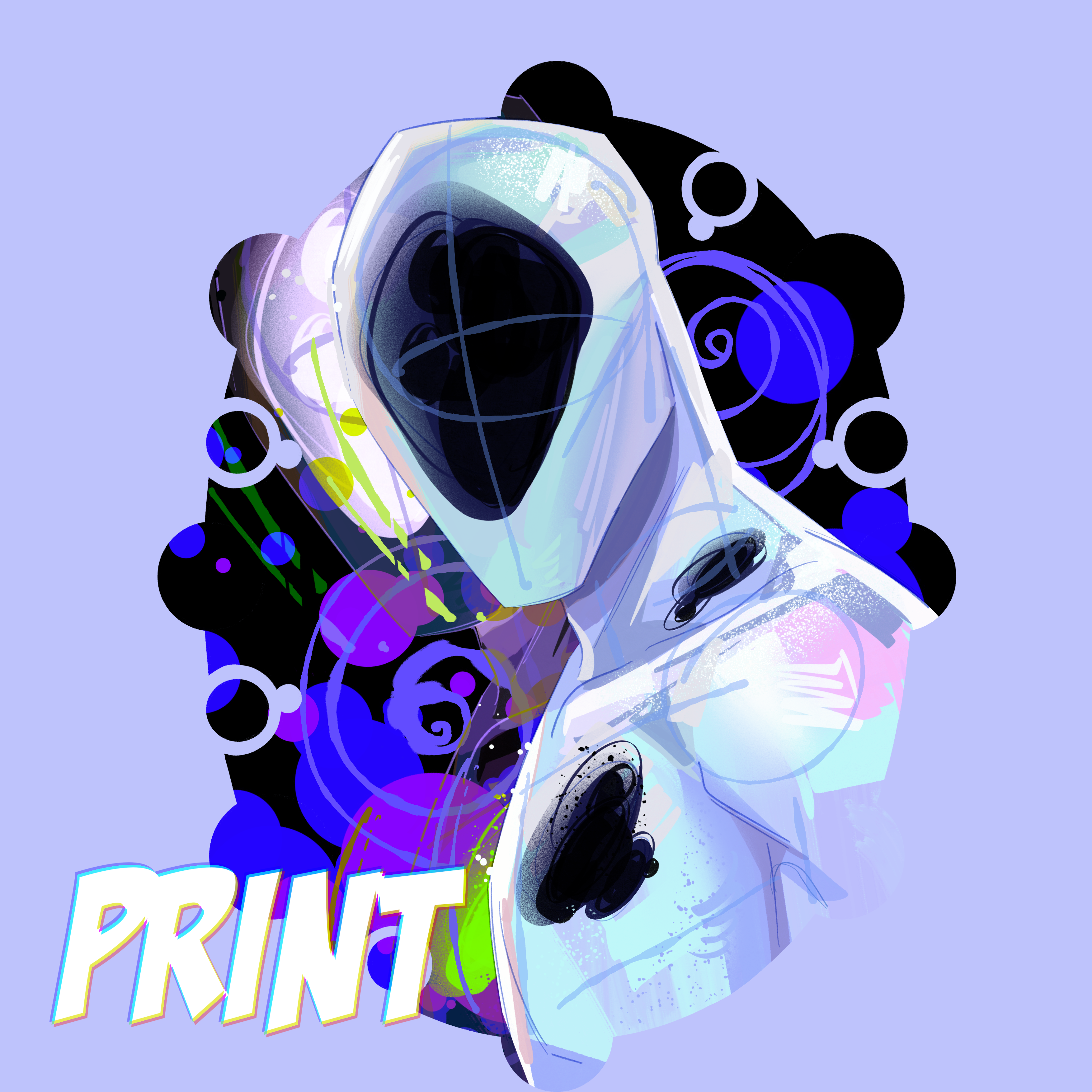 Spot Portrait Print