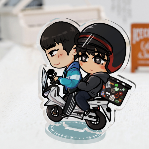 shse scooter - acrylic standee