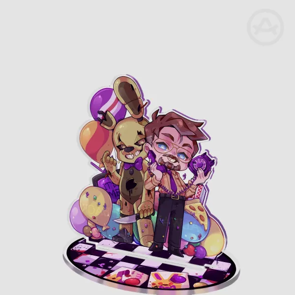 Afton/Springtrap: Acrylic Standee