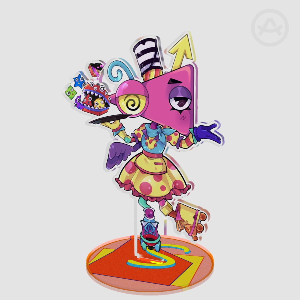 Carhop Zooble: Acrylic Standee