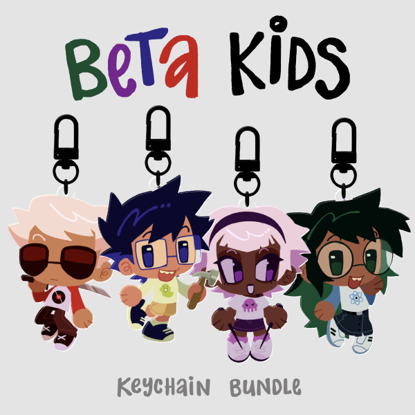 beta kids keychain bundle [ HOMESTUCK ]