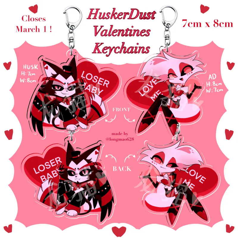  MONSTER HOTEL 2026 マスコットチャーム Valentine's Day 2026 Heaven Keychain | Hazbin Hotel