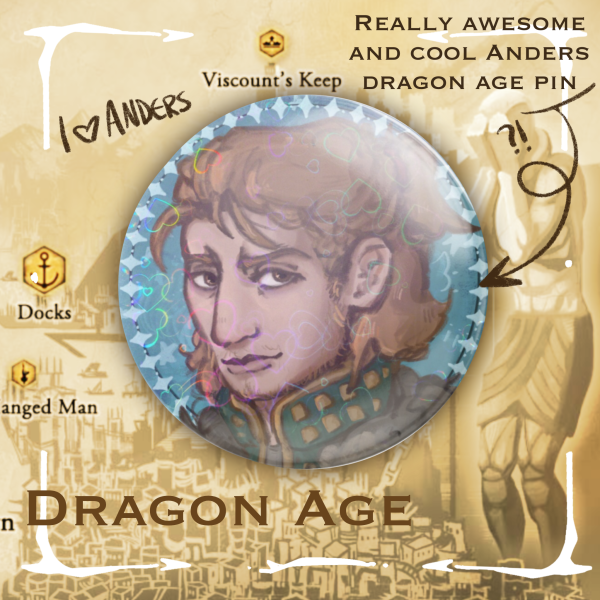 Anders Dragon Age Pin