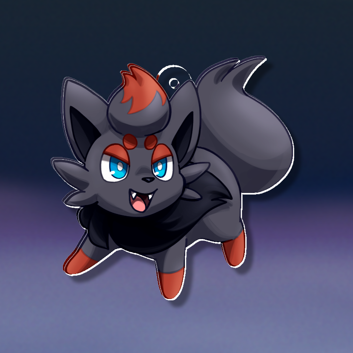Unova Zorua charm