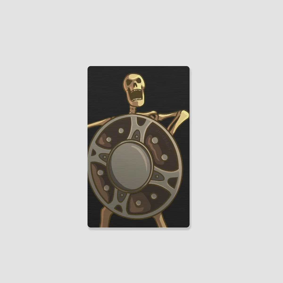 Skyrim Skeleton Lenticular Card