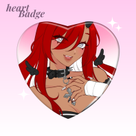 [OC] Rosie Heart Badge