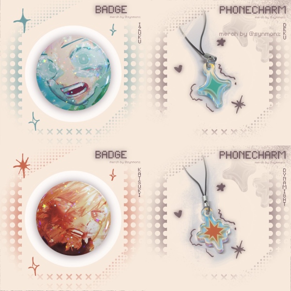 [Wonder Duo Set] : Badges+Phonecharms