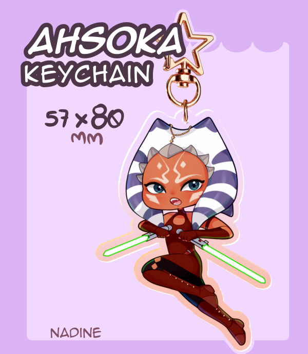 Ahsoka Tano - Clone Wars-Star Wars Keychain