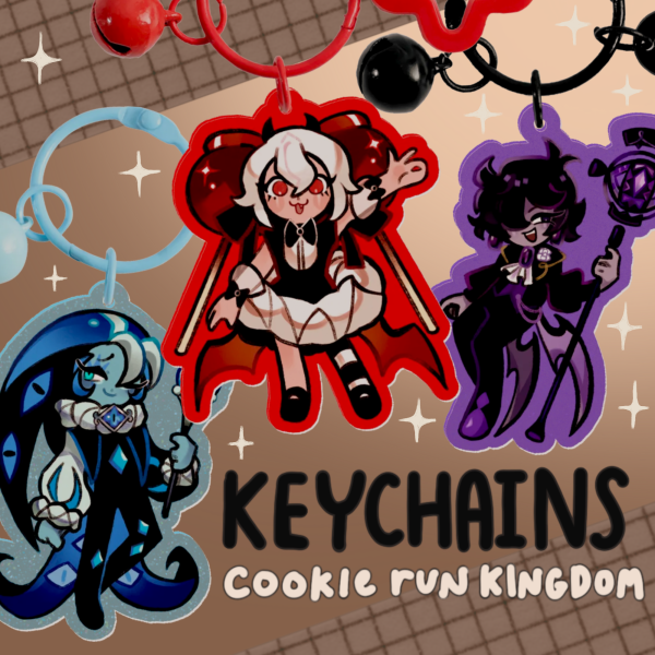 ✦ CRK Deceit Trio Keychains