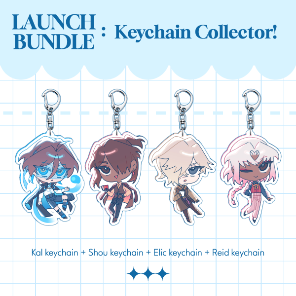 LAUNCH BUNDLE: Keychain Collector! - Bluebell's Resolve