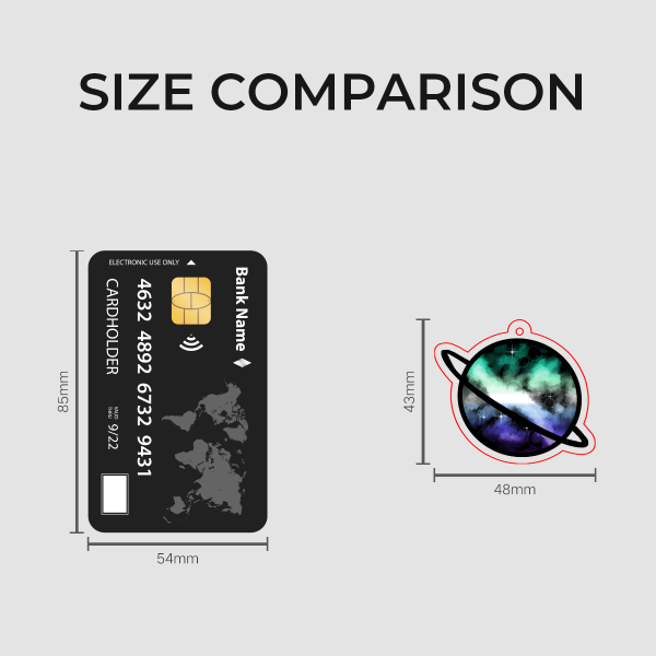 Gay/MLM Pride Galaxy Planet Acrylic Keychains