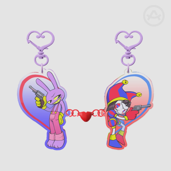 Funnybunny Evil-bros Magnet Keychains