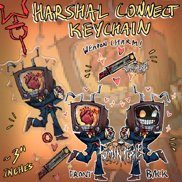 Weapon Connection Harshal Keychain