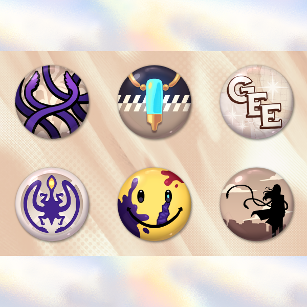 Gabrill Ecco Emoa pin set