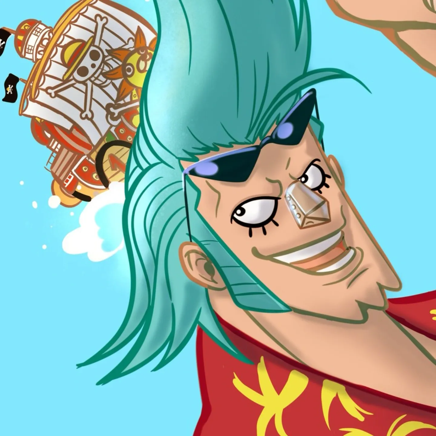 Sanji Clear Acrylic Keychains by Claudia Watts García (Diaxa
