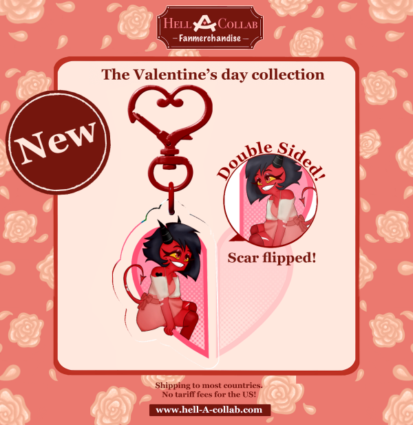 Hell-A-Collab | Valentines Date-Night Keychain Millie