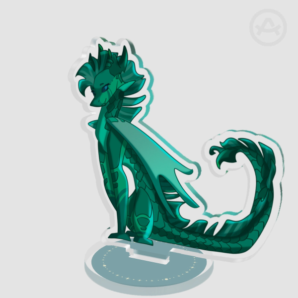 Viridian Clear Acrylic Standees