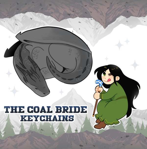 Ares and Jo - Clear Acrylic Keychains