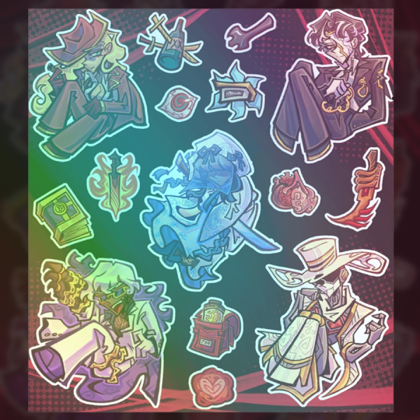 House of Spiders Nursefathers – Sticker Sheet