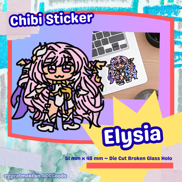 HI3rd Elysia Chibi Sticker