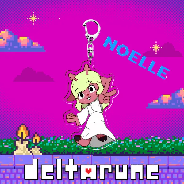 Noelle Clear Acrylic Keychain